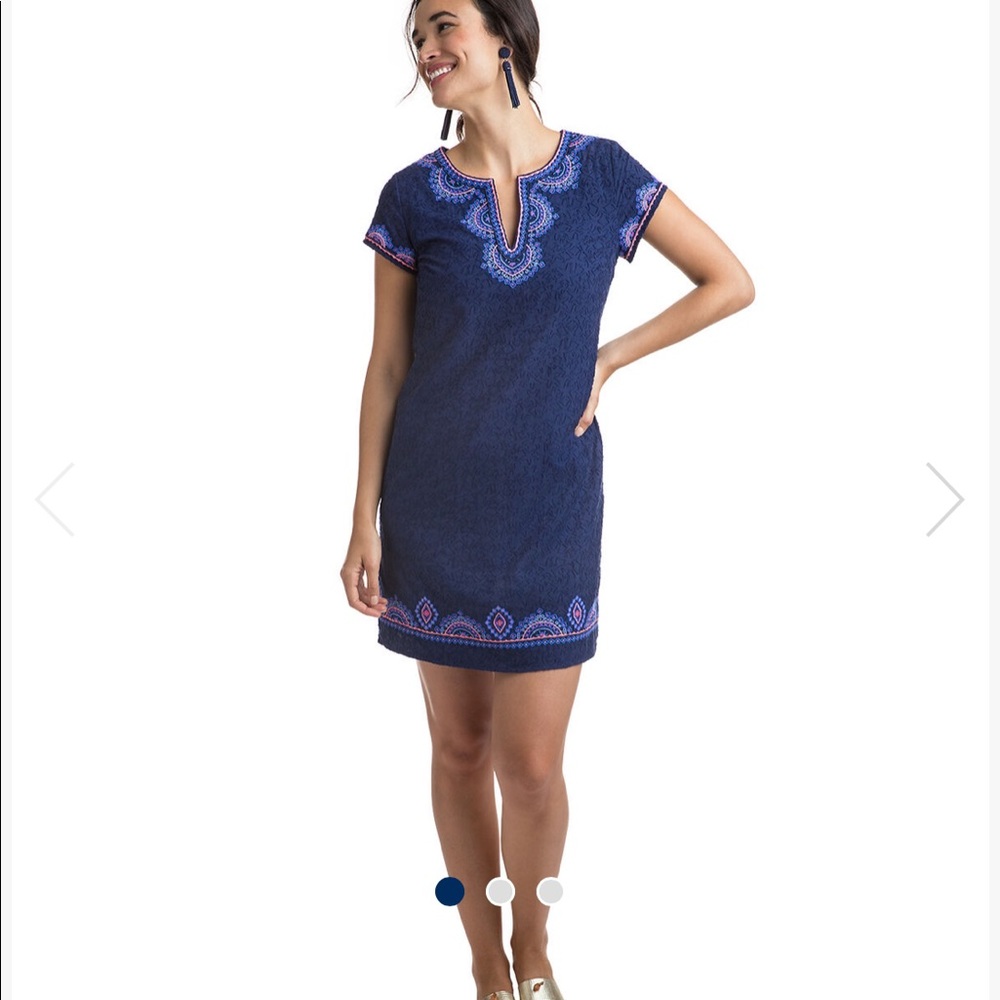 Vineyard Vines Starfish Jaquared Dress
